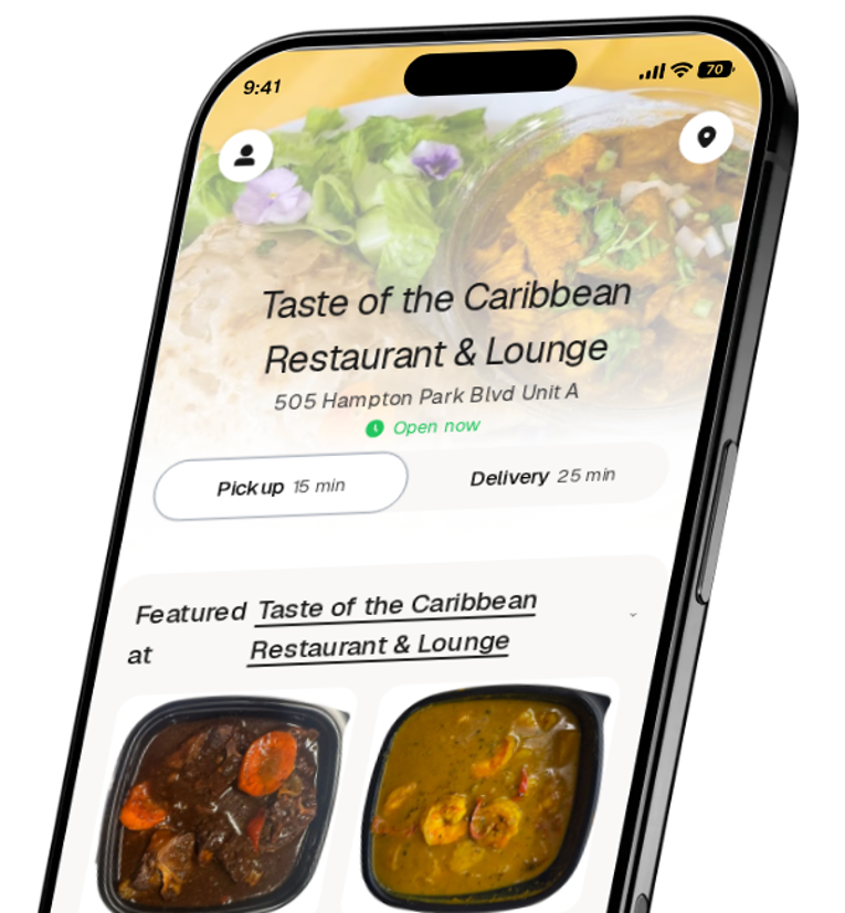 Taste of the Caribbean Restaurant & Lounge app preview